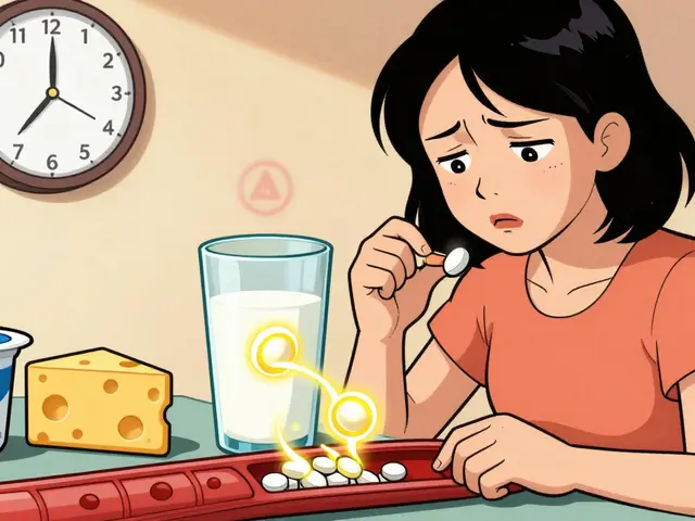 Dairy Products and Antibiotic Absorption: Timing Matters