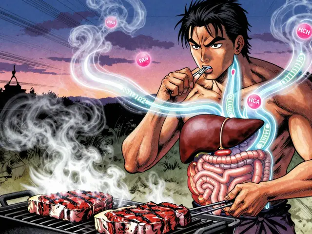 Charcoal-Grilled Meats and Medications: What You Need to Know About CYP1A2 Induction