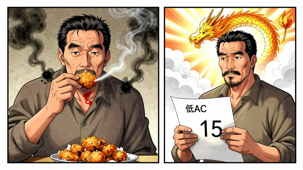 Split illustration showing plaque buildup from poor habits versus a healthy outcome after a scan.