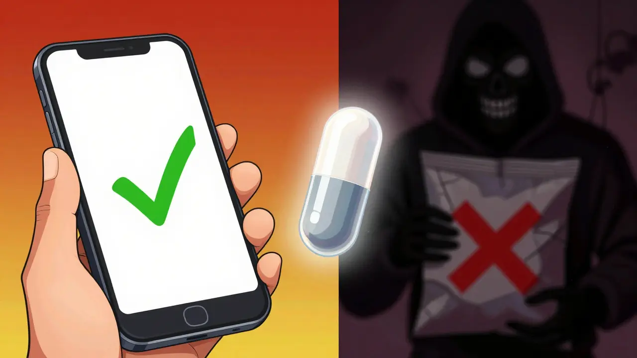 Manhua style: Comparison of safe online pharmacy vs counterfeit risks