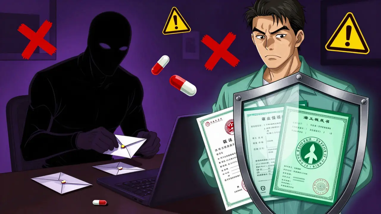 Manhua style: Danger of fake meds vs certified safe pharmacies