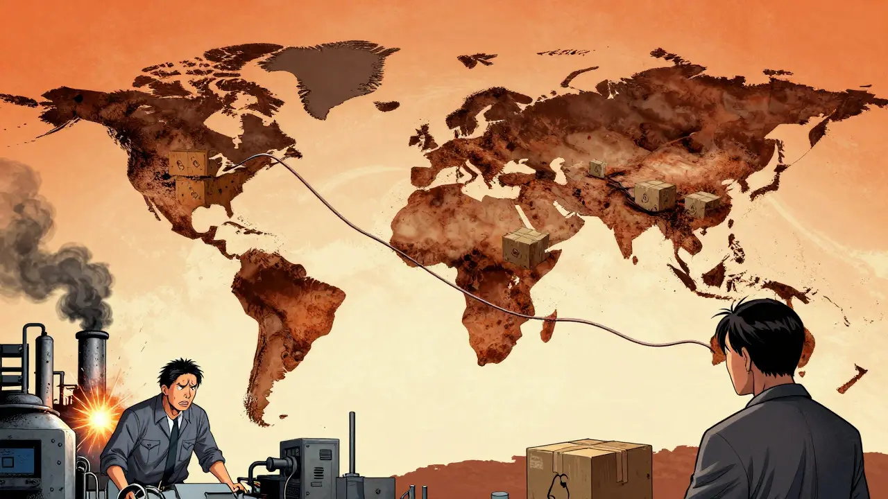 Manhua style: Fragile global drug supply chain breaking