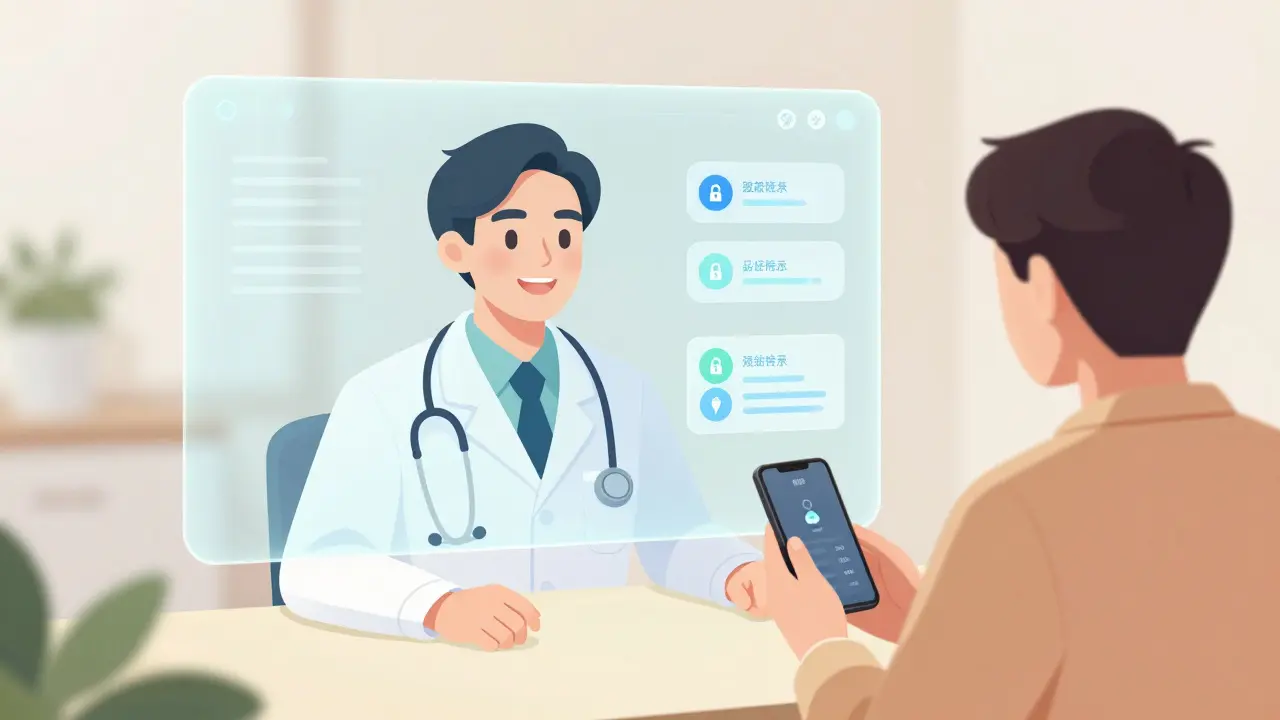 Manhua style: Safe telehealth consultation for prescriptions